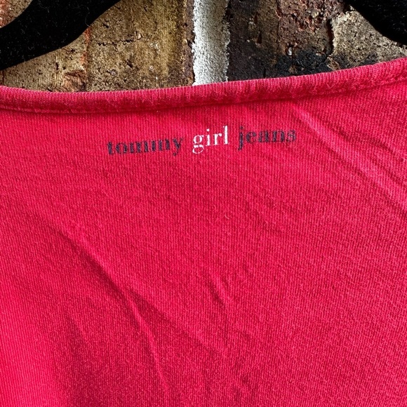 Tommy Hilfiger Red Short Sleeve Tee - Picture 6 of 8
